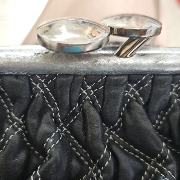 Marc by Marc Jacobs Resort Collection Stam Black Leather + Silver Chain - Picture 11 of 15